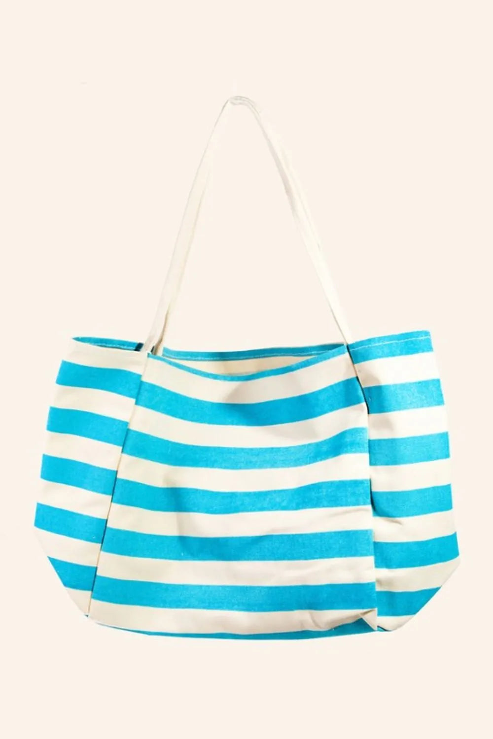 Fame Bright Color Stripe Tote Bag - Premium Tote Bag from Trendsi - Just $39.99! Shop now at Handbags Specialist Headquarter