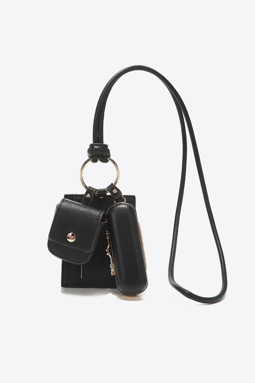 Nicole Lee USA Vegan Leather 3-Piece Lanyard Set - Premium Handbags from Trendsi - Just $59.99! Shop now at Handbags Specialist Headquarter