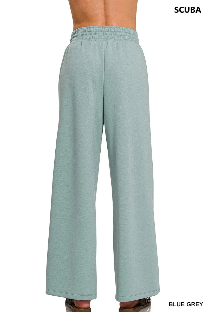 Zenana Scuba Drawstring Pants - Premium Women Pants from Trendsi - Just $26.99! Shop now at Handbags Specialist Headquarter