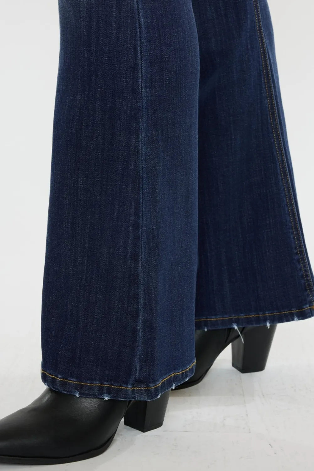 Kancan Full Size Mid Rise Slim Flare Jeans - Premium Sleepwear from Trendsi - Just $67.99! Shop now at Handbags Specialist Headquarter