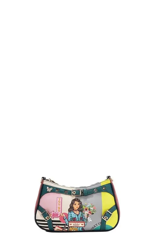 Nicole Lee USA Crescent Shaped Crossbody Bag - Premium Crossbody Bag from Trendsi - Just $49.99! Shop now at Handbags Specialist Headquarter