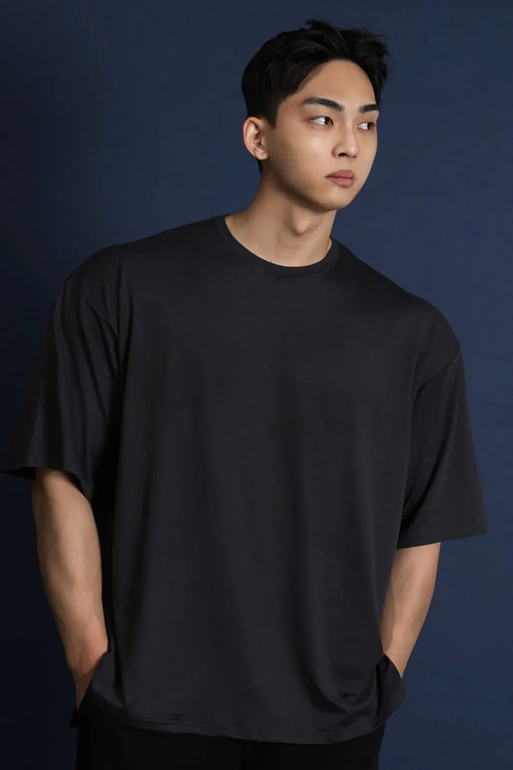 Men's Plus Size Round Neck Half Sleeve T-Shirt - Premium Men's T Shirt from Trendsi - Just $22.84! Shop now at Handbags Specialist Headquarter