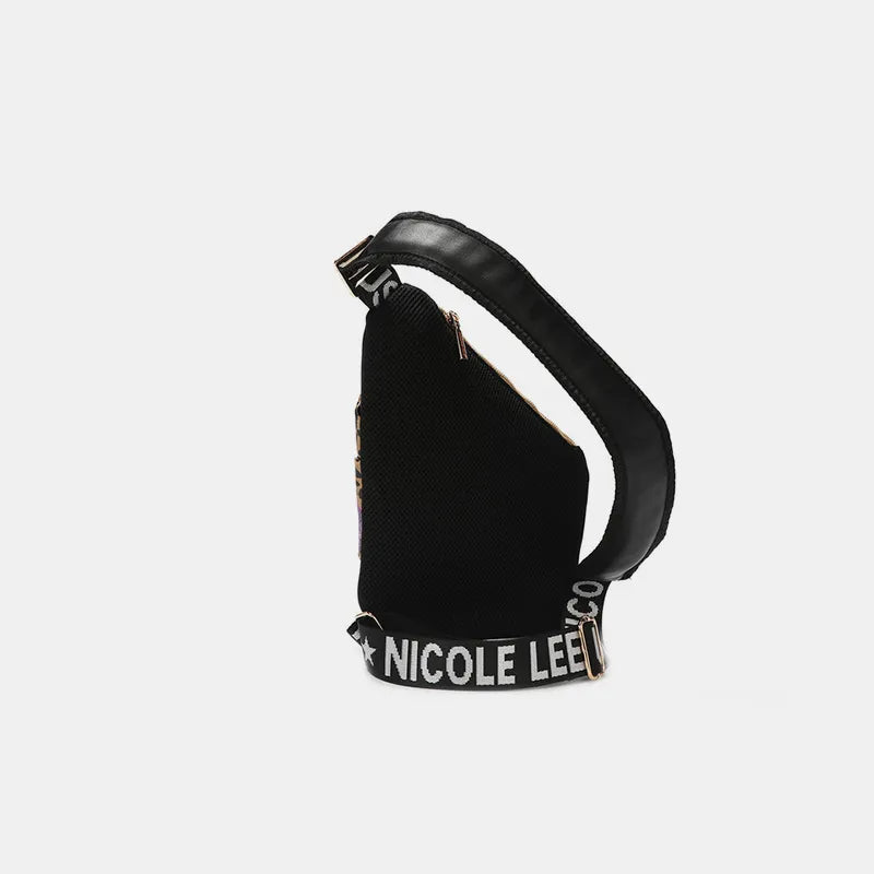 Nicole Lee USA Vegan Leather Leopard & Lip Pattern Crossbody Bag - Premium Wallet from Trendsi - Just $53.99! Shop now at Handbags Specialist Headquarter