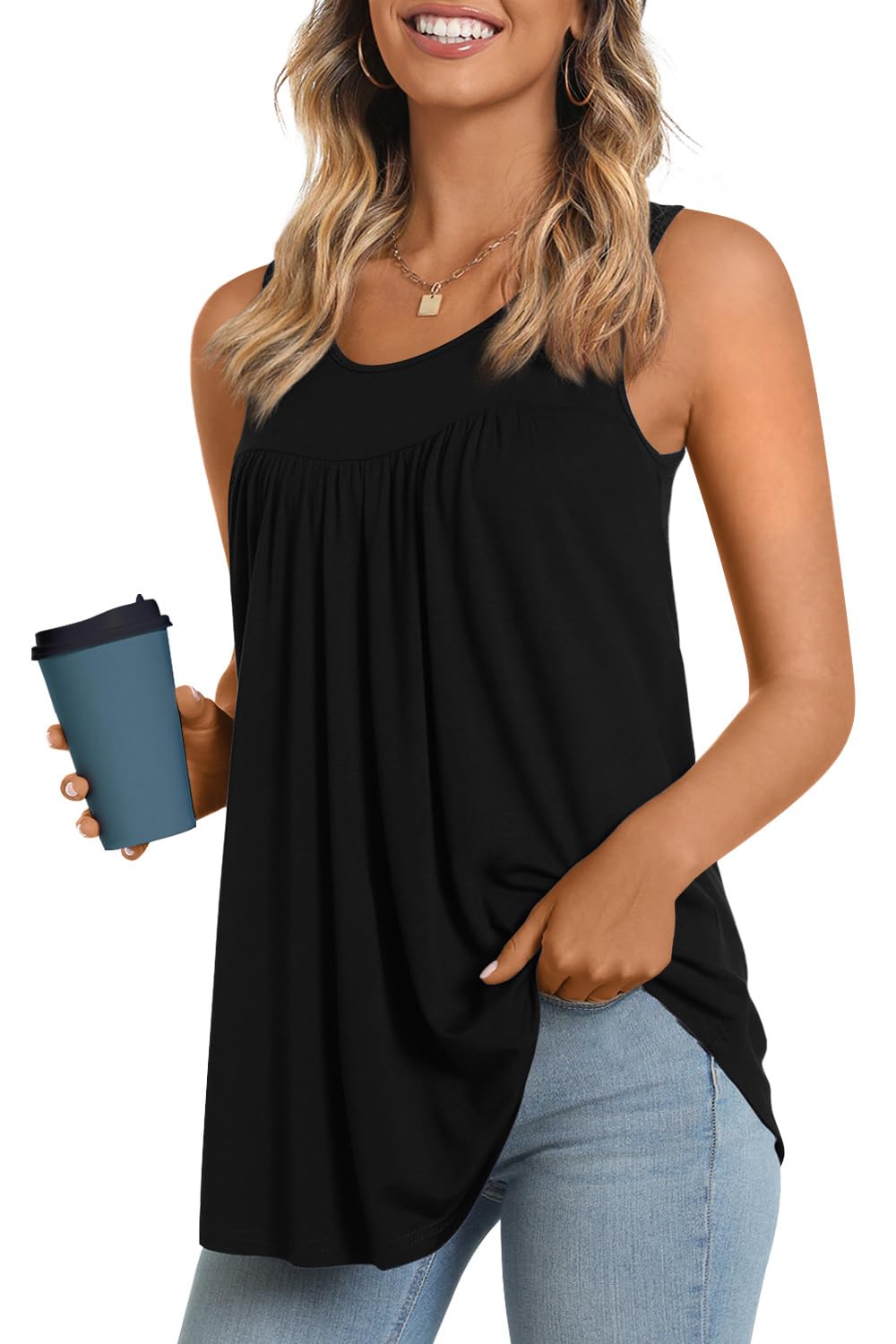 Longyuan Summer Sleeveless Tunics for Women - Handbags Specialist Headquarter