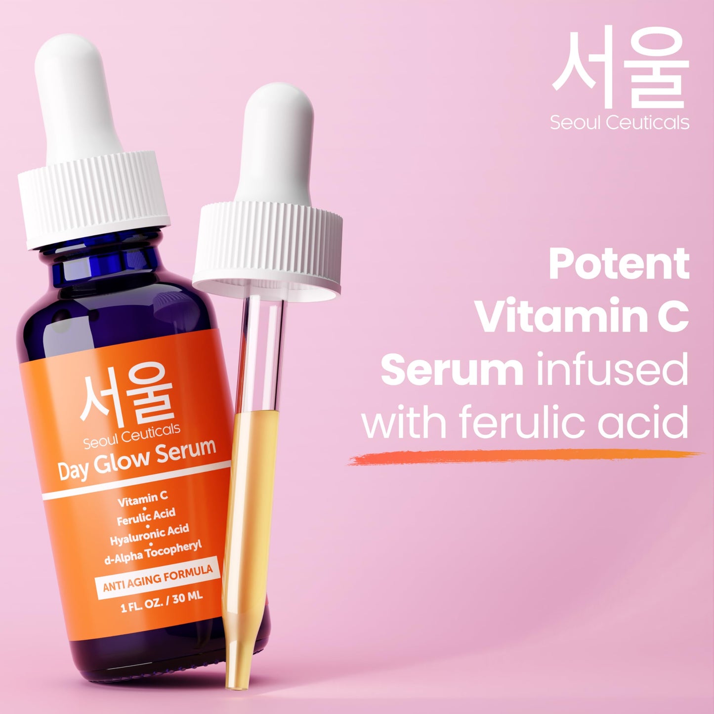 SeoulGlow 20% C + HA Anti - Aging Serum 1oz - Handbags Specialist Headquarter