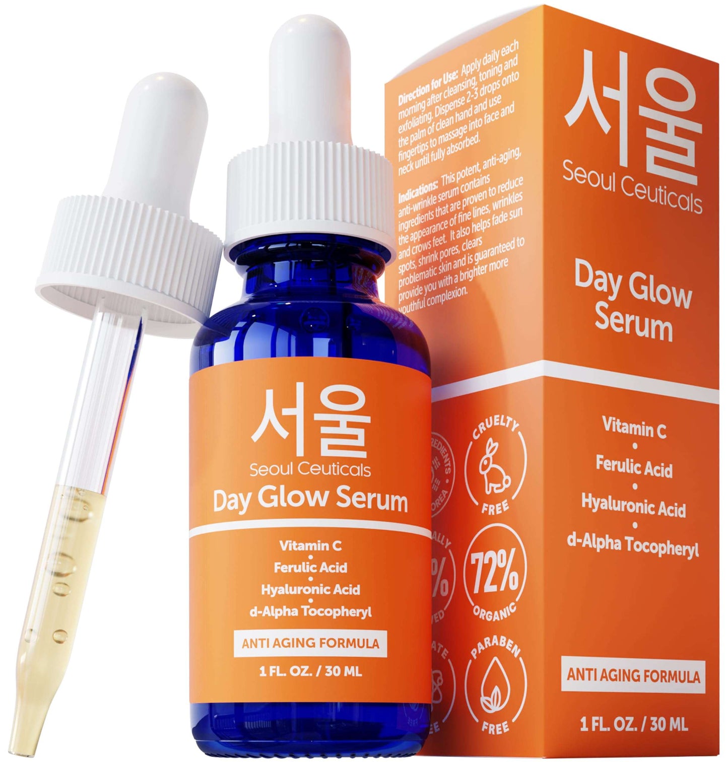 SeoulGlow 20% C + HA Anti - Aging Serum 1oz - Handbags Specialist Headquarter