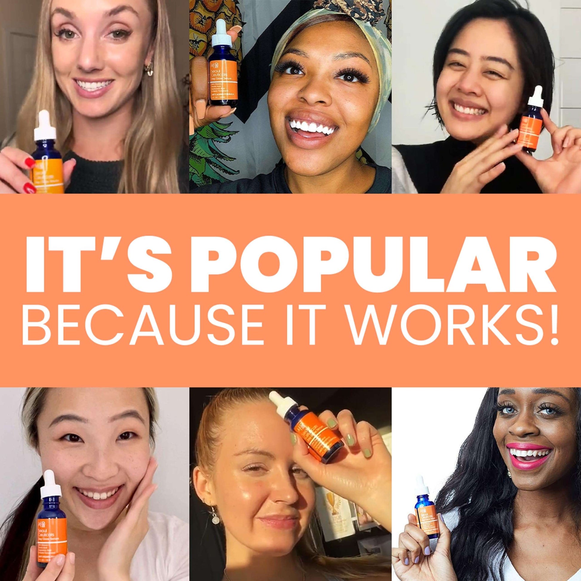 SeoulGlow 20% C + HA Anti - Aging Serum 1oz - Handbags Specialist Headquarter