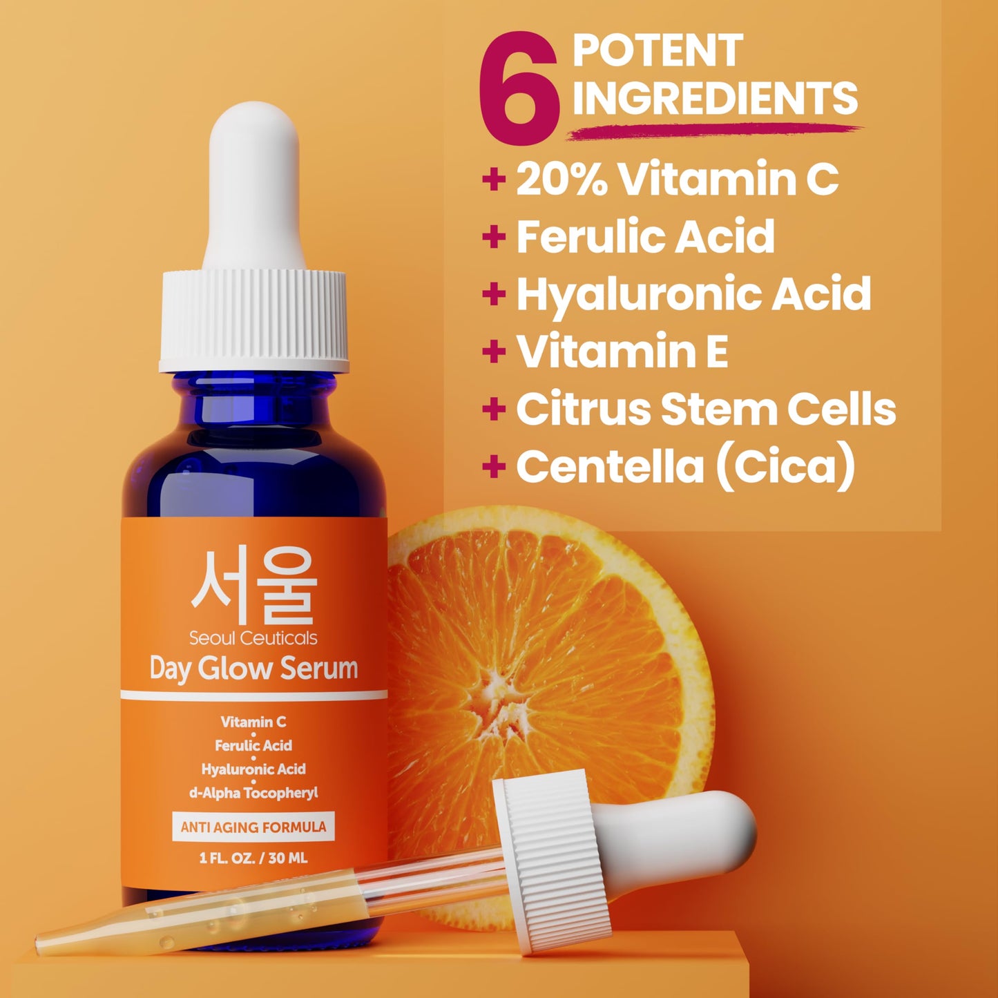 SeoulGlow 20% C + HA Anti - Aging Serum 1oz - Handbags Specialist Headquarter