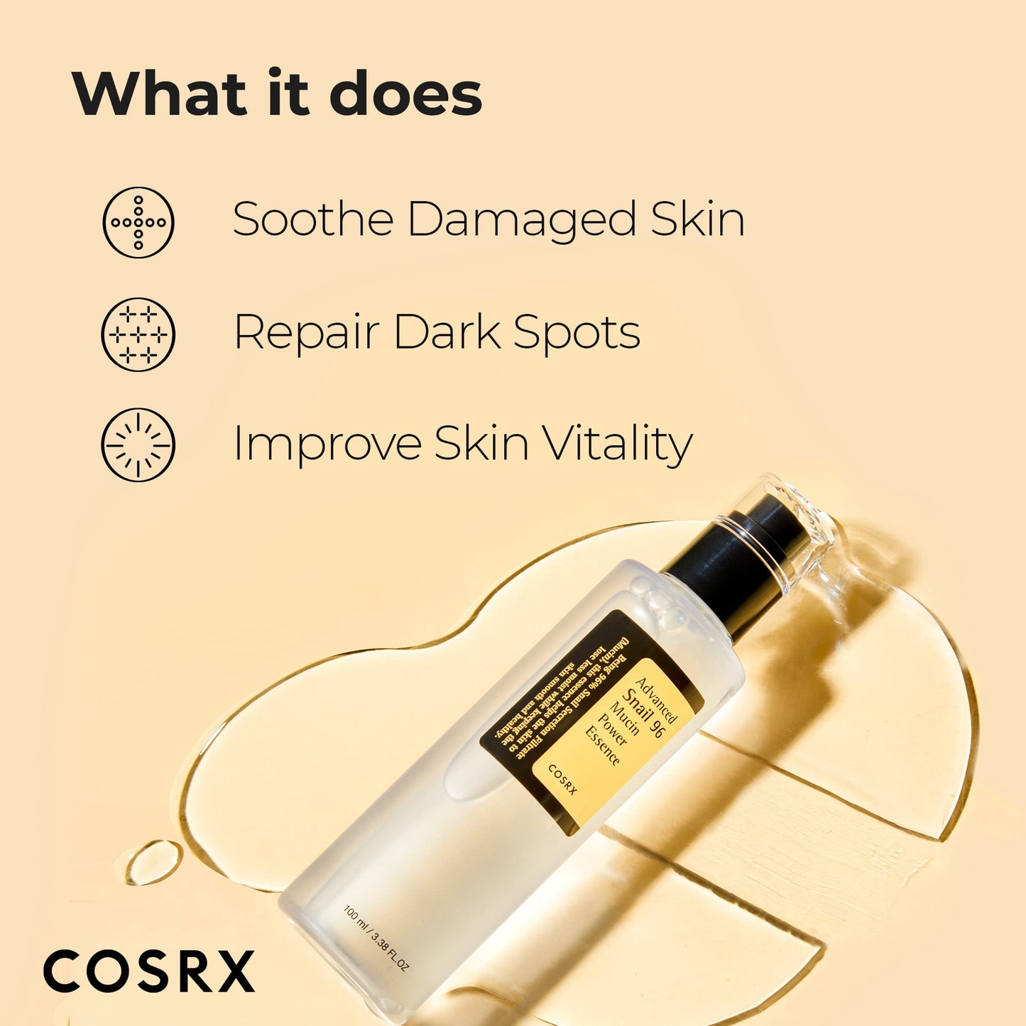 Snail Power Essence 96% - Hydrating Serum for Radiance - Handbags Specialist Headquarter