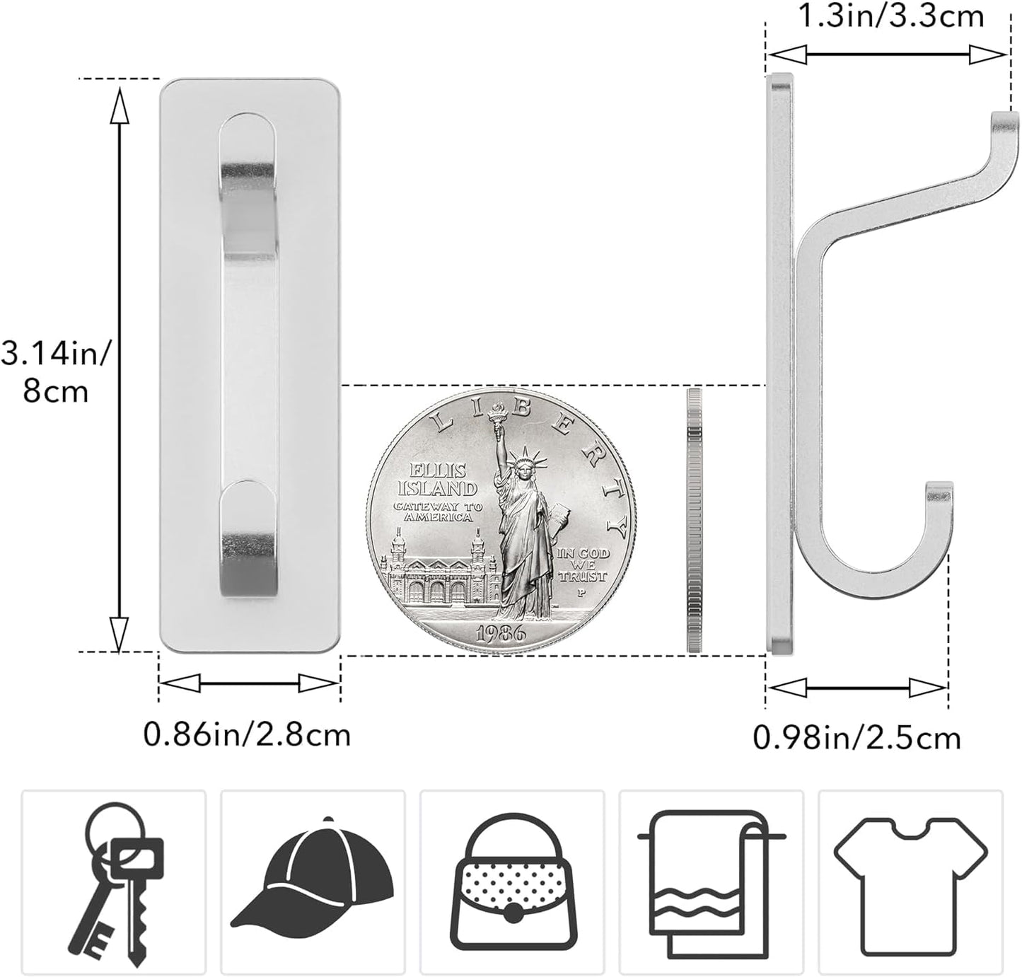 StickCoat Towel Hooks - Handbags Specialist Headquarter