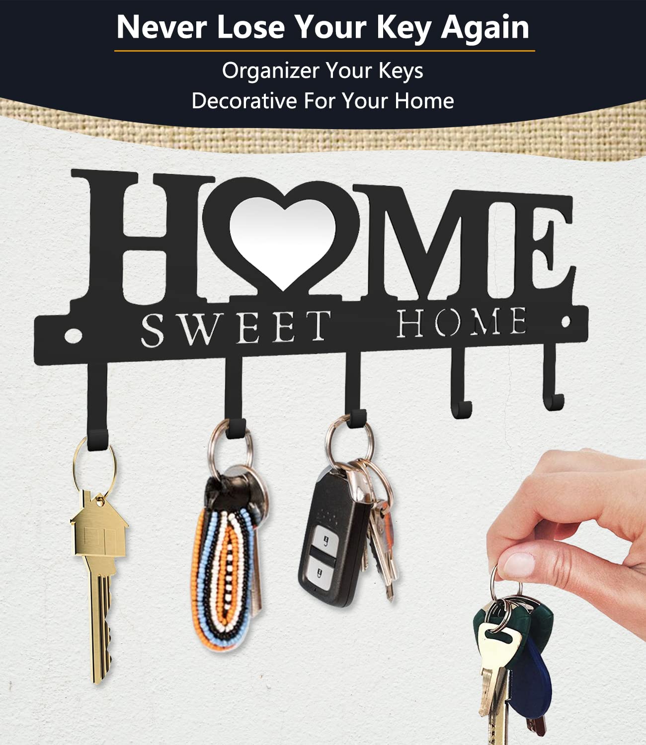 WIPHANY Wall Hook Organizer for Home & Office - Handbags Specialist Headquarter