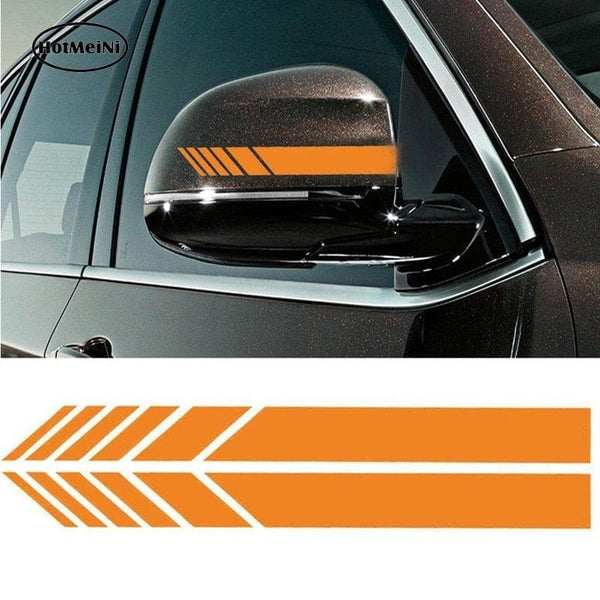 2pcs Car Styling Auto SUV Vinyl Graphic Car Sticker Rearview Mirror Side Decal Stripe DIY Car Body Decals 15.3*2cm - Premium AUTO ELECTRONICS from eprolo - Just $12.99! Shop now at Handbags Specialist Headquarter