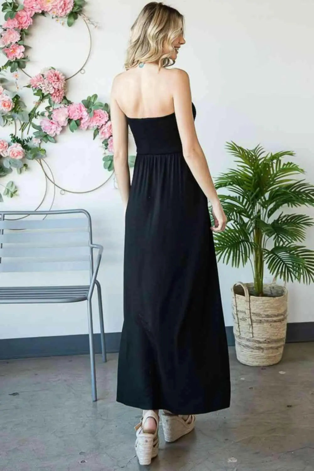 Heimish Full Size Strapless Maxi Dress.