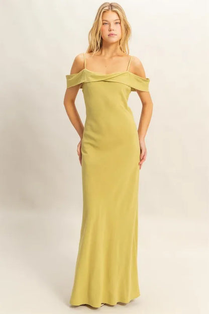 HYFVE Flattering Fit Cami Maxi Dress - Premium Maxi Dress from Trendsi - Just $47.99! Shop now at Handbags Specialist Headquarter