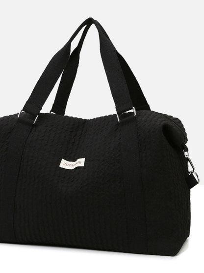 Texture Oxford Cloth Travel Bag - Premium Luggage Travel Bags from Trendsi - Just $36.99! Shop now at Handbags Specialist Headquarter