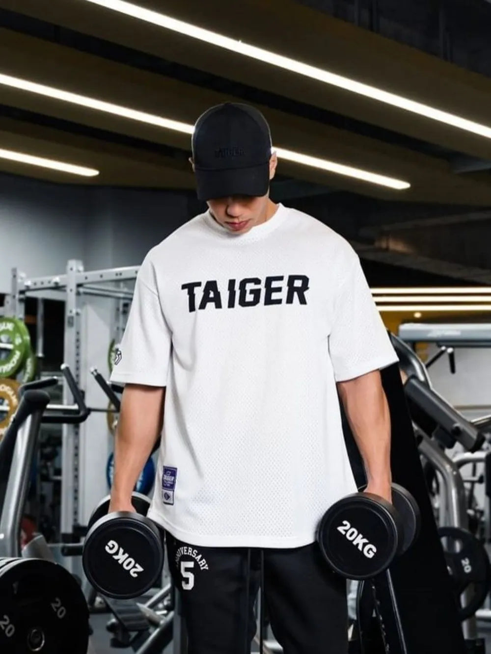 Men's Plus Size Letter Graphic Round Neck Half Sleeve T-Shirt - Premium Men's T Shirt from Trendsi - Just $23.80! Shop now at Handbags Specialist Headquarter