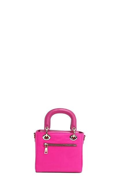 Nicole Lee USA Color Patch Handbag with Top Handle - Premium Tote Bag from Trendsi - Just $73.99! Shop now at Handbags Specialist Headquarter