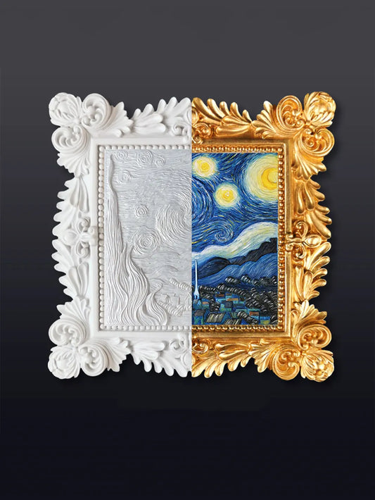 Relief Van Gogh's Starry Night DIY 3D Oil Painting Kit - Premium Sleepwear from Trendsi - Just $34.99! Shop now at Handbags Specialist Headquarter