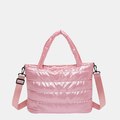 PU Leather Detachable Strap Crossbody Bag - Premium Crossbody Bag from Trendsi - Just $19.99! Shop now at Handbags Specialist Headquarter