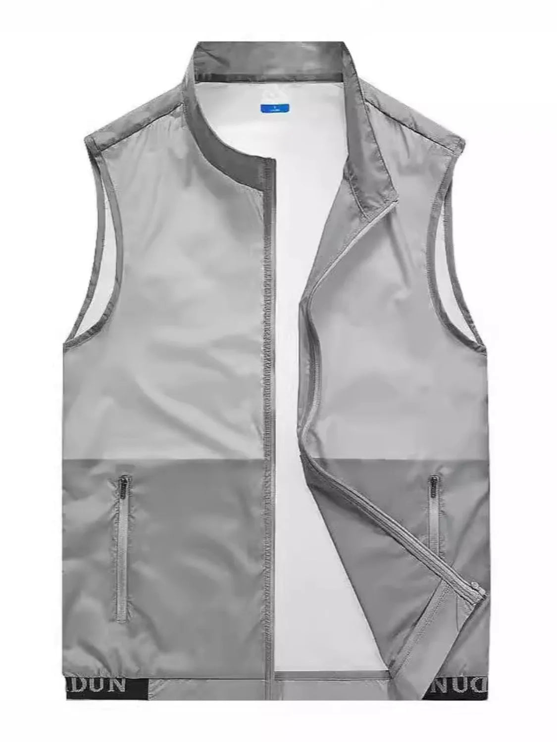 Men's Plus Size Zip Up Vest - Premium  from Trendsi - Just $31.74! Shop now at Handbags Specialist Headquarter