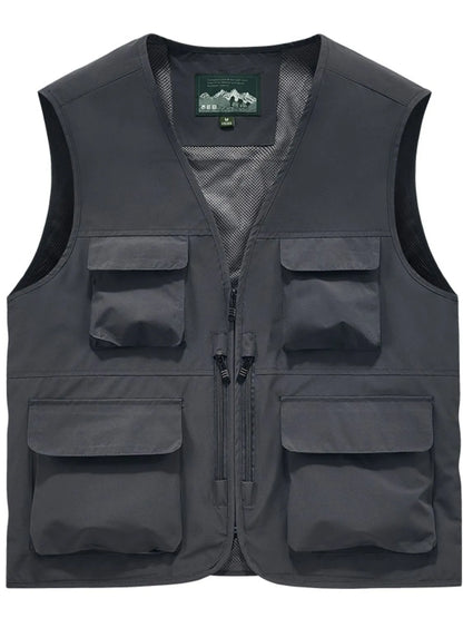 Men's Full Size Zip Up Vest Plus Size - Premium  from Trendsi - Just $39.98! Shop now at Handbags Specialist Headquarter