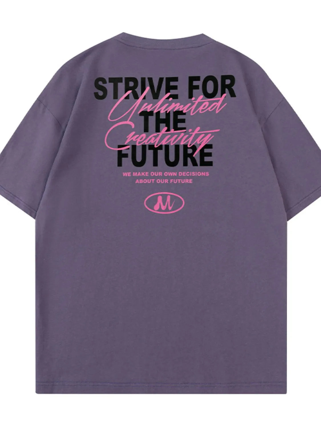 Men's Plus Size Letter Graphic Round Neck Half Sleeve T-Shirt - Premium Men's T Shirt from Trendsi - Just $27.88! Shop now at Handbags Specialist Headquarter