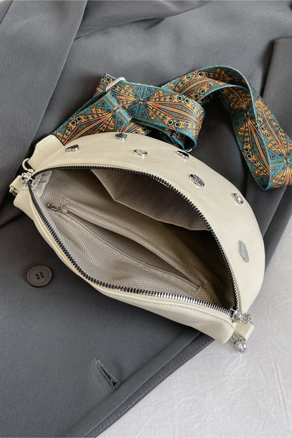 PU Leather Sling Bag - Premium Crossbody Bag from Trendsi - Just $26.99! Shop now at Handbags Specialist Headquarter