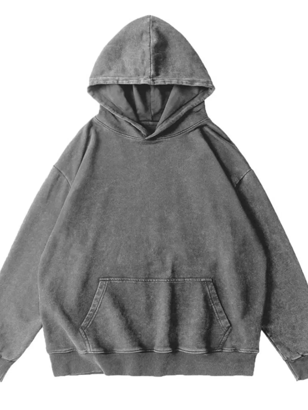 Men's Long Sleeve Hoodie with Pocket - Premium Men's Sweatshirts from Trendsi - Just $50.78! Shop now at Handbags Specialist Headquarter