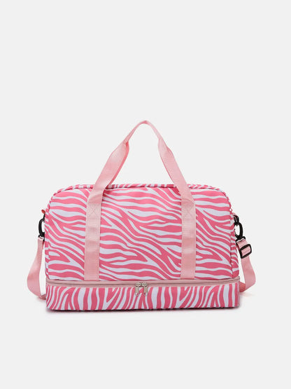 Oxford Cloth Leopard Travel Bag - Premium travel-bag from Trendsi - Just $39.99! Shop now at Handbags Specialist Headquarter
