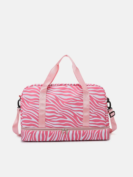Oxford Cloth Leopard Travel Bag - Premium travel-bag from Trendsi - Just $39.99! Shop now at Handbags Specialist Headquarter