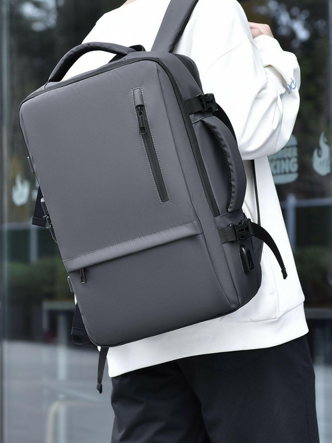 Multi-Pockets Adjustable Straps Backpack Bag.