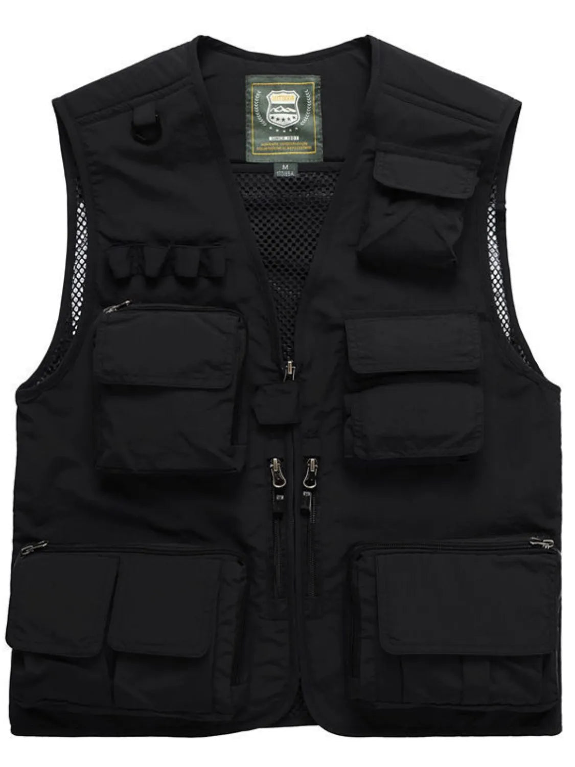 Men's Full Size Mesh  Zip Up Vest Plus Size - Premium  from Trendsi - Just $46.12! Shop now at Handbags Specialist Headquarter