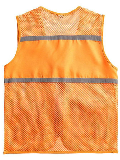 Men's Plus Size Mesh Zip Up Vest - Premium  from Trendsi - Just $36.66! Shop now at Handbags Specialist Headquarter
