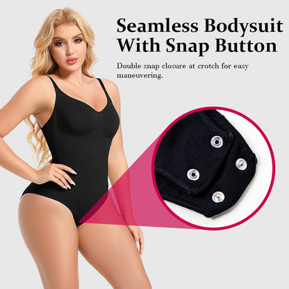 CurvySculpt Seamless Shaper Bodysuit for Women