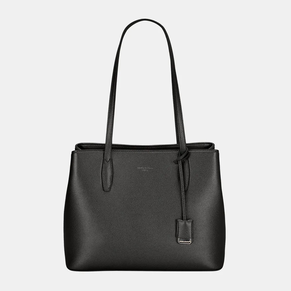 David Jones PU Leather Handbag - Premium Handbags from Trendsi - Just $44.99! Shop now at Handbags Specialist Headquarter