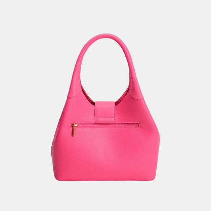 David Jones PU Leather Handbag - Premium Handbags from Trendsi - Just $44.99! Shop now at Handbags Specialist Headquarter