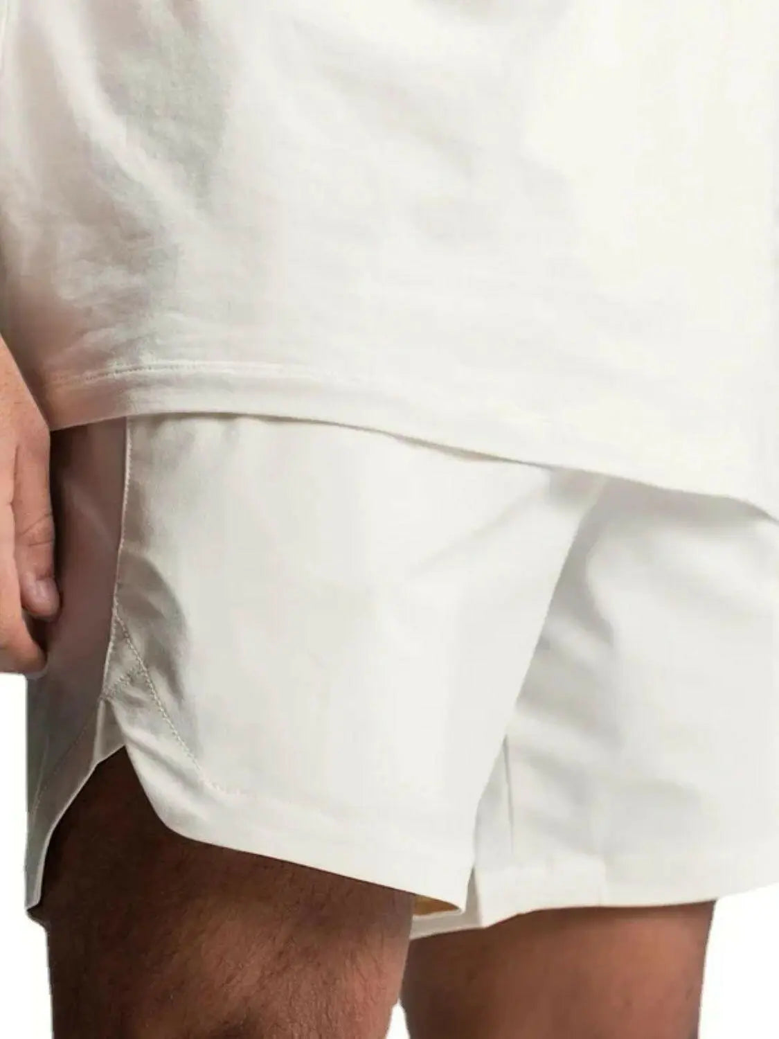 Men's Elastic Waist Active Shorts.