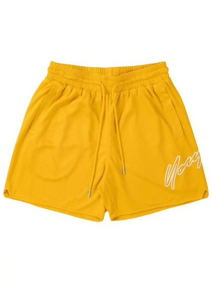 Men's Plus Size Drawstring Shorts.