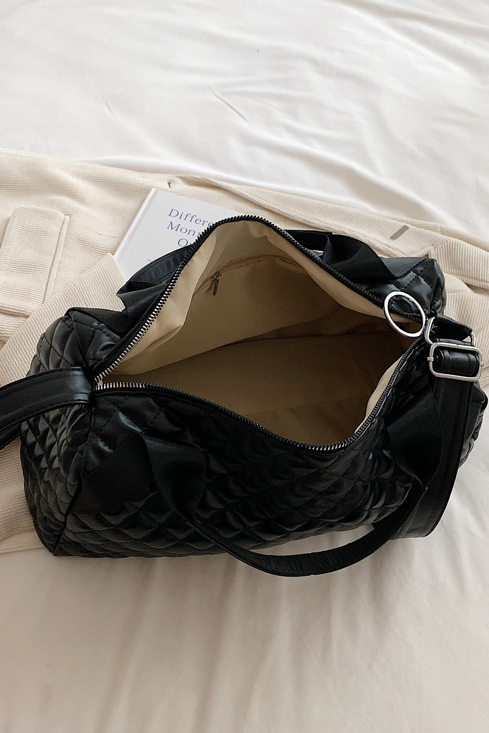 Stylish & Durable Large PU Leather Handbag - Premium Handbags from Trendsi - Just $27.99! Shop now at Handbags Specialist Headquarter