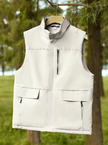 Men's Full Size Zip Up Vest Plus Size - Premium  from Trendsi - Just $55! Shop now at Handbags Specialist Headquarter