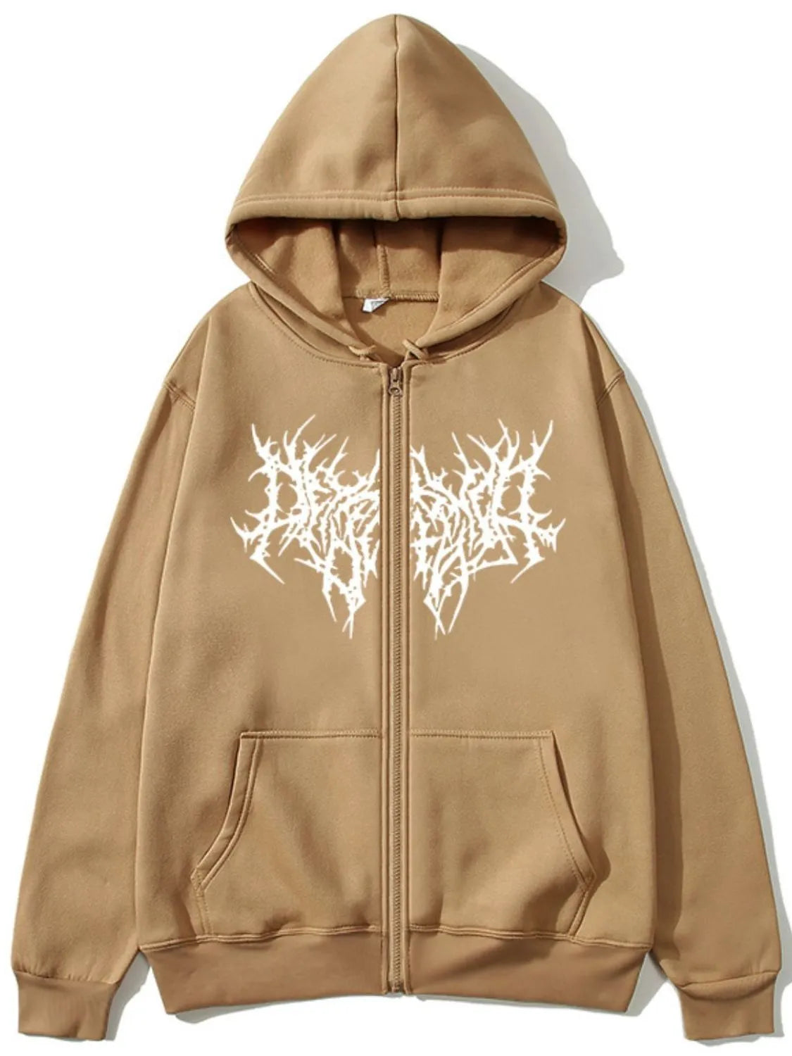 Men's Full Size Zip Up Long Sleeve Hoodie Plus Size - Premium  from Trendsi - Just $24.66! Shop now at Handbags Specialist Headquarter