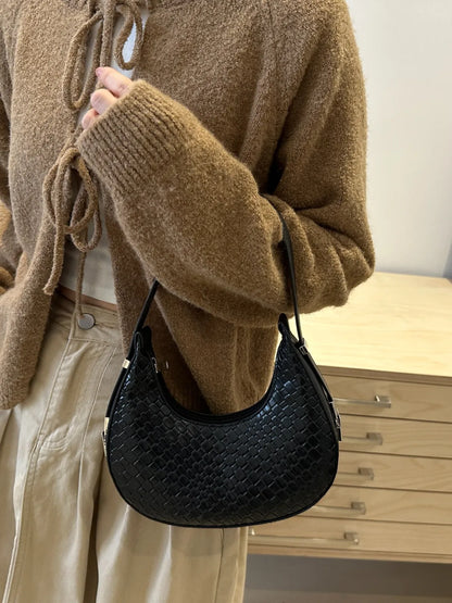 PU Leather Shoulder Bag.