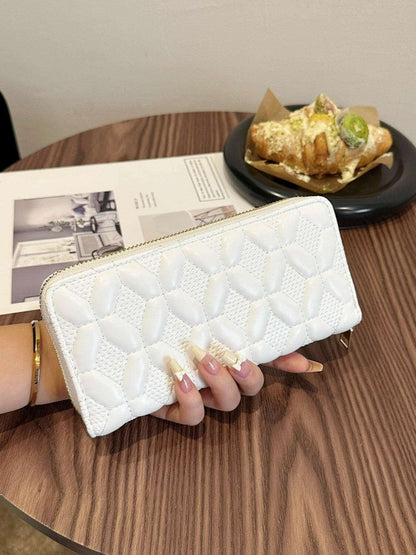 PU Leather Solid Color Wallet - Premium Wallets from Trendsi - Just $15.94! Shop now at Handbags Specialist Headquarter