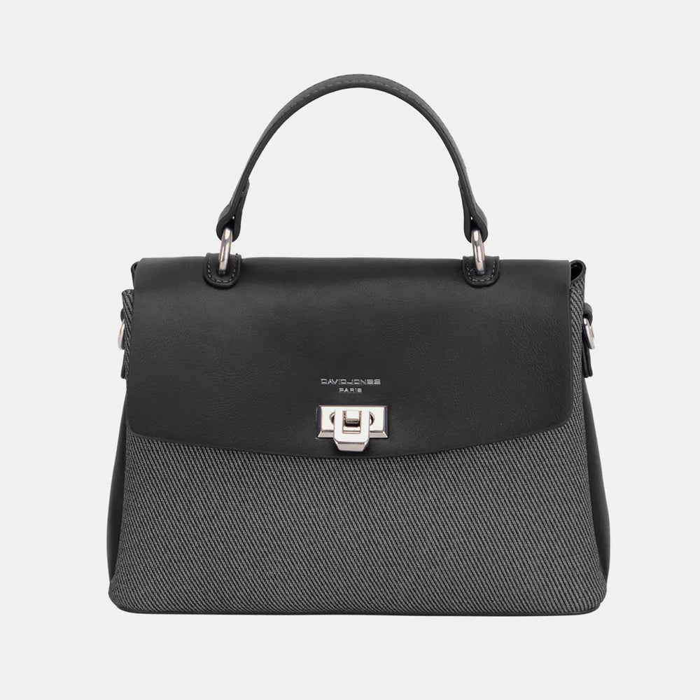 David Jones Striped Contrast Handbag - Premium Handbags from Trendsi - Just $43.99! Shop now at Handbags Specialist Headquarter