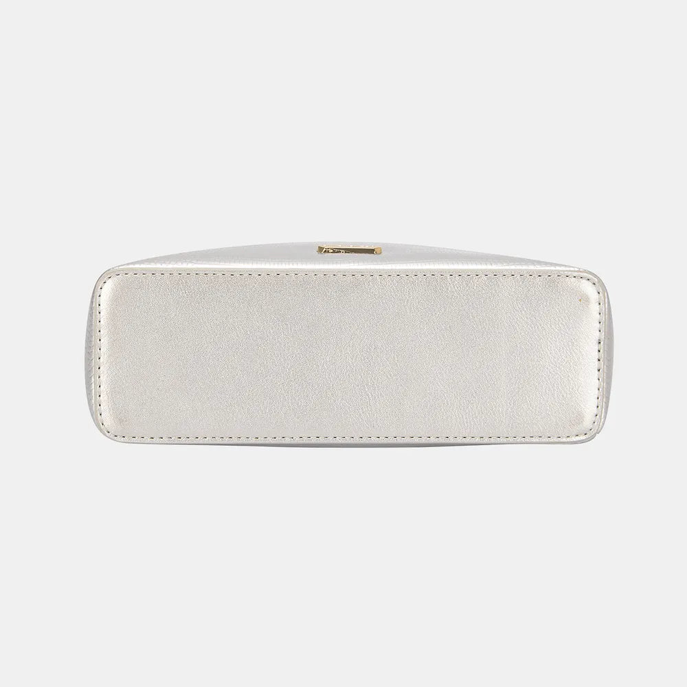 David Jones Texture PU Leather Handbag - Premium Handbags from Trendsi - Just $37.99! Shop now at Handbags Specialist Headquarter