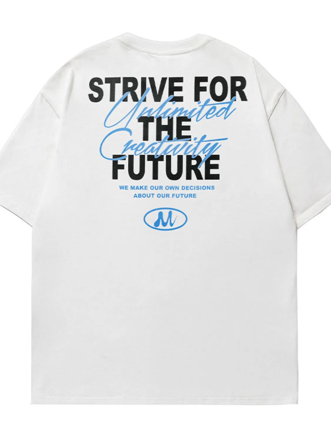 Men's Plus Size Letter Graphic Round Neck Half Sleeve T-Shirt - Premium Men's T Shirt from Trendsi - Just $27.88! Shop now at Handbags Specialist Headquarter