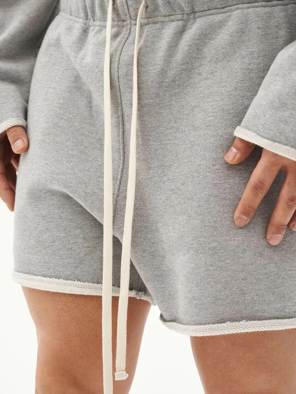 Men's Plus Size Drawstring Shorts.