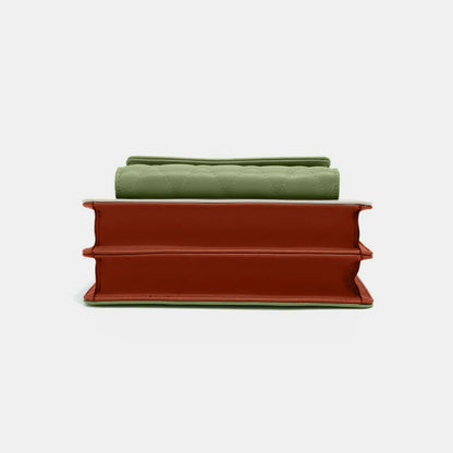 Nicole Lee USA Color Block Crossbody Bag - Premium Crossbody Bag from Trendsi - Just $41.99! Shop now at Handbags Specialist Headquarter