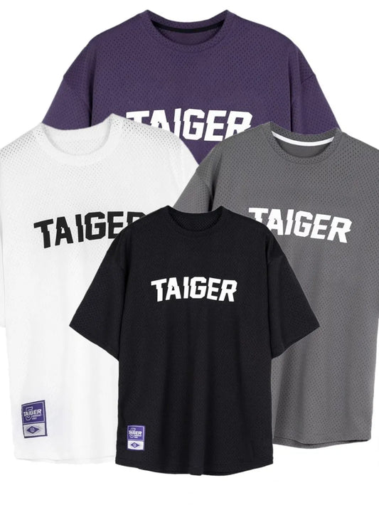 Men's Plus Size Letter Graphic Round Neck Half Sleeve T-Shirt - Premium Men's T Shirt from Trendsi - Just $23.80! Shop now at Handbags Specialist Headquarter
