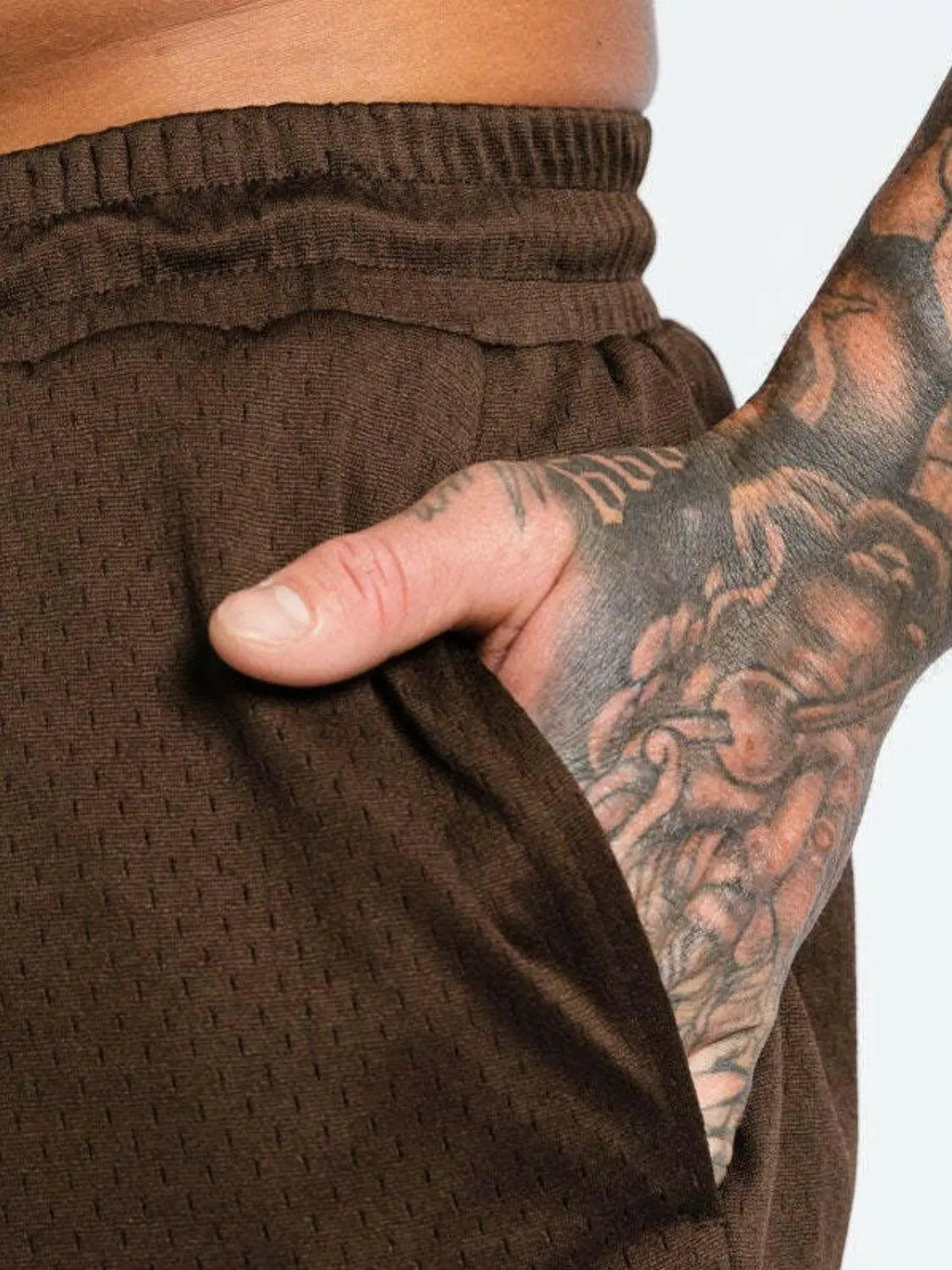 Men's Plus Size Drawstring Breathable Active Shorts.